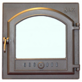 Дверца 305 LK герметичная со стеклом (410х410)