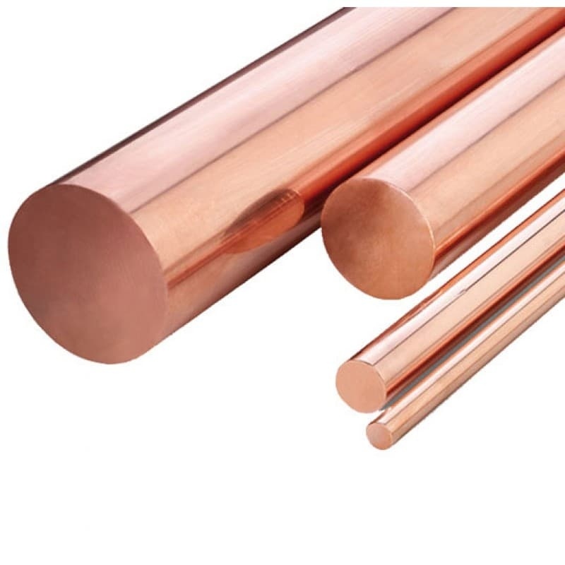 Круг медный тв 60, длина 3 м, марка М1 фото 1