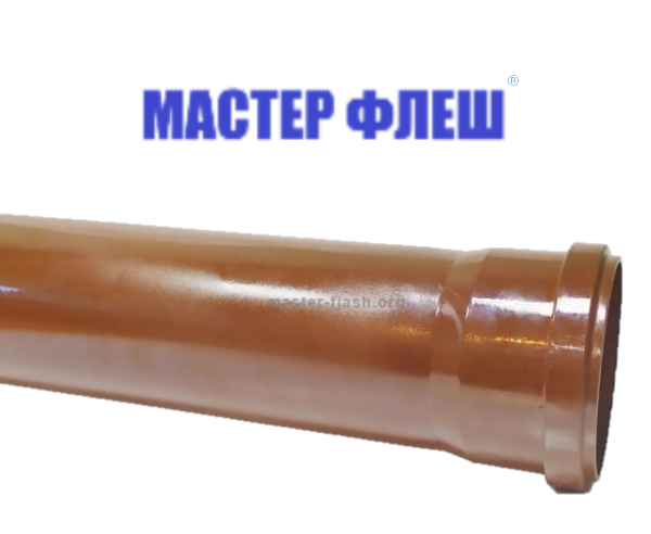 Труба вентиляционная "Мастер Флеш" коричневая фото 1