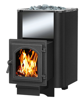 Банная печь ВЕЗУВИЙ Сенсация 22 Антрацит (270) 2017 фото 1