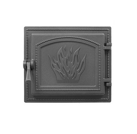 Дверка ВЕЗУВИЙ каминная 261 (Антрацит) фото 1