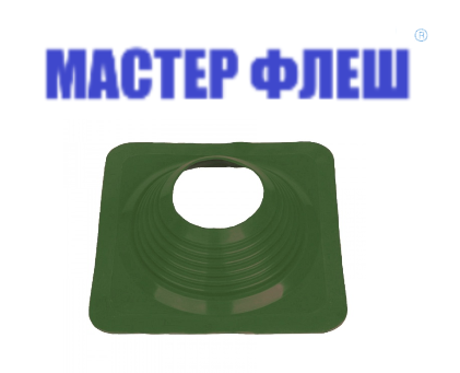 Манжета кровельная прямая "Мастер Флеш" № 8 (178-330) EPDMп зеленая фото 1