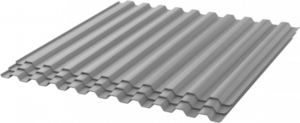 Профнастил оцинкованный С21 0.5 1000/1051 фото 1