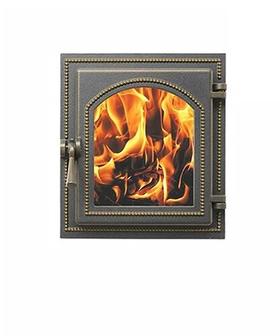 Дверка ВЕЗУВИЙ каминная 220 (Бронза) фото 1