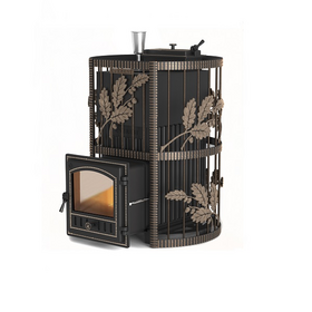 Банная печь Эверест Ковка 24 (280) закрытая каменка фото 1