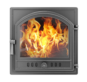 Дверка ВЕЗУВИЙ каминная 205 (Антрацит) фото 1