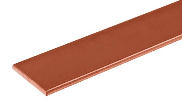 Шина медная 5х40 М1, длина 4 м, марка М1 фото 1