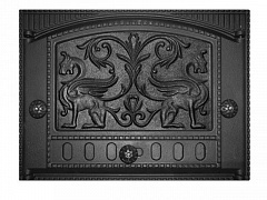 Дверка каминная ДК-2Б "Грифоны" фото 1