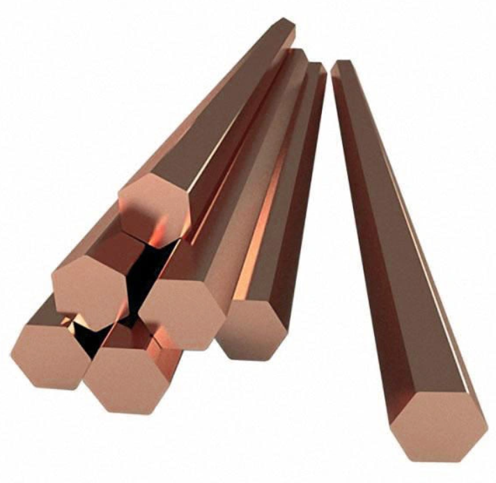 Шестигранник латунный п/тв ПТ АВ 10, длина 3 м, марка ЛС59-1 фото 1