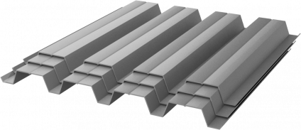 Профнастил оцинкованный Н60 0.55 845/902 фото 1