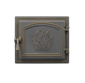 Дверка ВЕЗУВИЙ каминная 261 (Бронза) фото 1