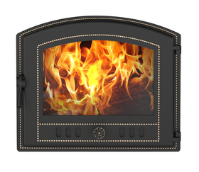 Дверка ВЕЗУВИЙ каминная 224 (Бронза) фото 1