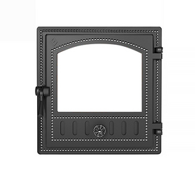 Дверка ВЕЗУВИЙ каминная 280 (не крашенная, без стекла) фото 1