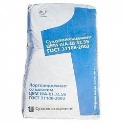 Цемент ЦЕМ II/А-Ш 32.5 Б (ПЦ 400) / 50 кг фото 1