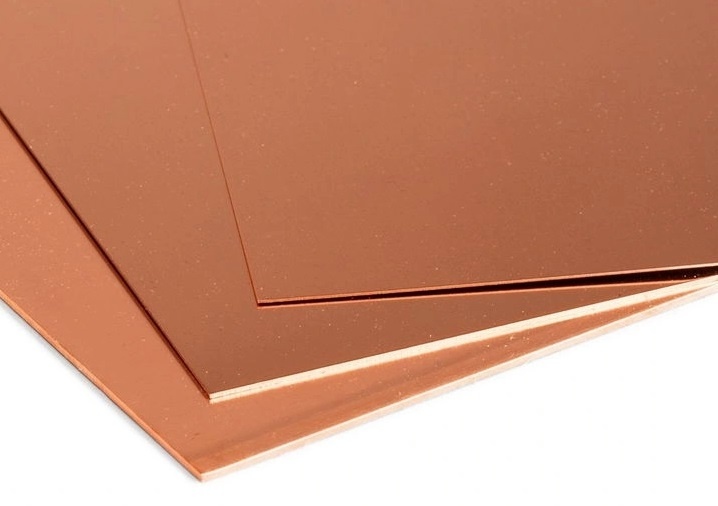 Лист медный 70х600х1500 горячекатаный, марка М1 фото 1