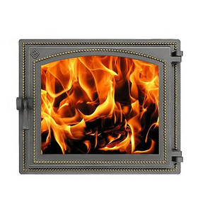 Дверка ВЕЗУВИЙ каминная 240 (Бронза) фото 1