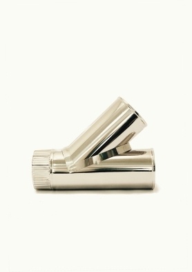 Тройник 45 гр. 200 нержавейка, 0,5 мм УМК фото 1