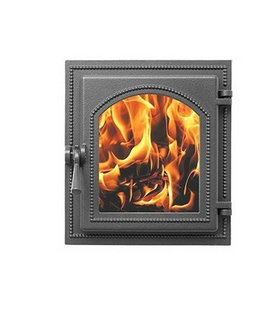 Дверка ВЕЗУВИЙ каминная 270 (Антрацит) фото 1