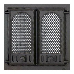 Каминная дверца SVT 402 с экраном и двумя створками фото 1